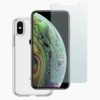 Coque TPU transparent & Protection d'écran iPhone X/XS