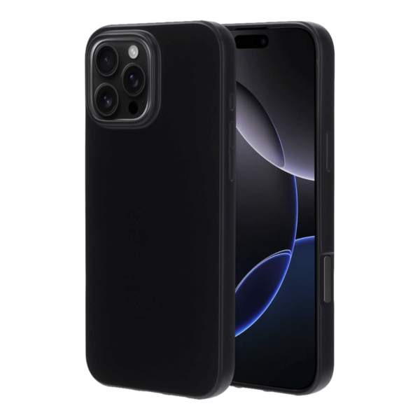 Protective cover Black iPhone 16 Pro Max Zwart Beschermhoes iPhone 16 Pro Max